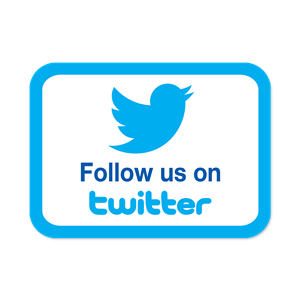 Follow us on Twitter