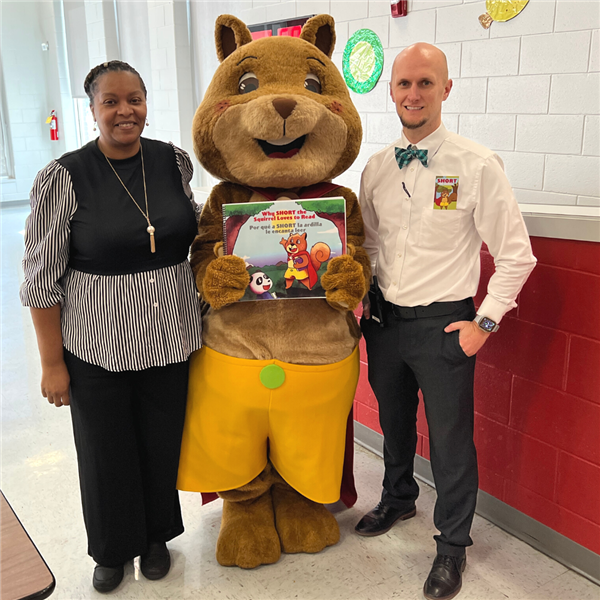 “Short the Squirrel” Visits Local Phenix City Elementary Schools